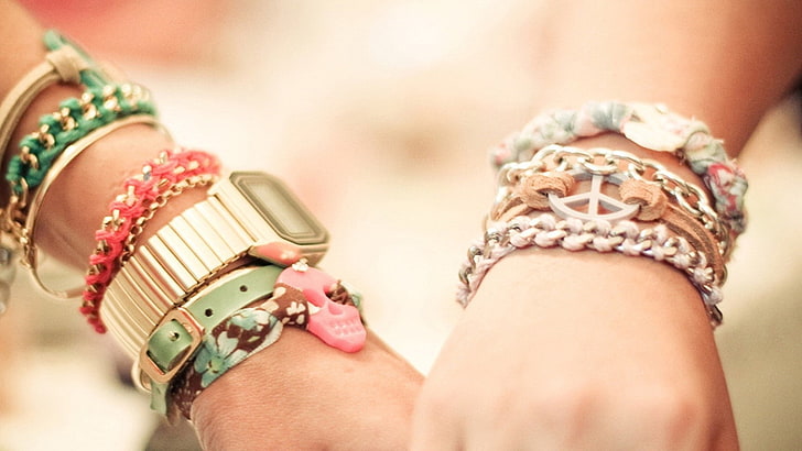 montre argentée avec bracelet à maillons, aiguilles, montres, bracelets, bijoux, Fond d'écran HD