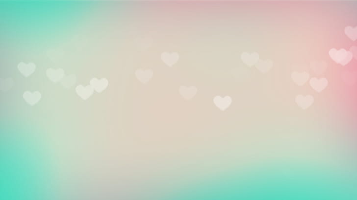 Smooth Heart Background, white hearts illustration, heart, background, smooth, 3d and abstract, HD wallpaper