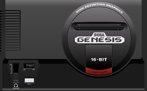 16 бит, Sega, генезис, игровая приставка, 16 бит, HD обои HD wallpaper