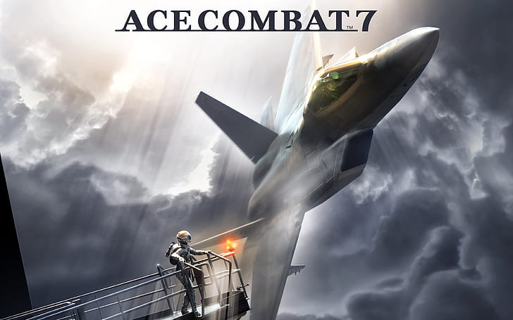 Ace Combat 7 Skies Bilinmiyor 5K, Combat, Unknown, Gökyüzü, Ace, HD masaüstü duvar kağıdı