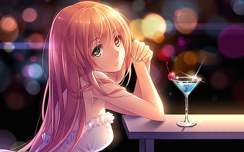 weibliche Anime Charakter digitale Tapete, Manga, HD-Hintergrundbild HD wallpaper