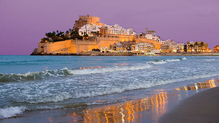 Valencia, Spanyol, alam, pulau, pantai, samudra, alam, dan lanskap, Wallpaper HD