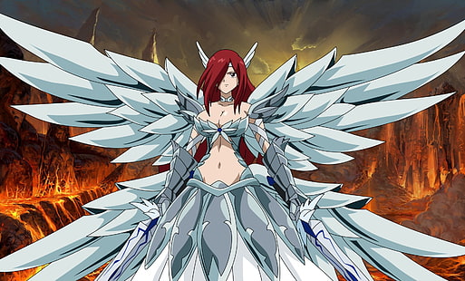 Fairy Tail Erza Scarlet, Аниме, Fairy Tail, Erza Scarlet, HD тапет HD wallpaper