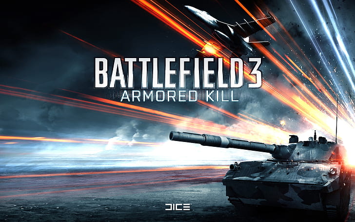 Battlefield 3 Armored Kill, tanks, guns, blood, war, action, HD wallpaper