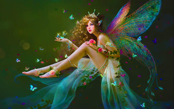Beautiful Fairy-Fantasy-HD Desktop Wallpaper High Definition-1920×1200, HD wallpaper