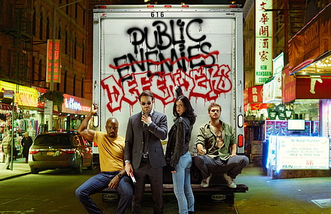 Fernsehserie, The Defenders, Daredevil, Iron Fist, Jessica Jones, Luke Cage, HD-Hintergrundbild HD wallpaper