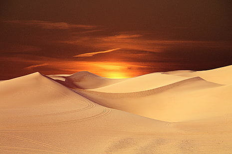 пустыня, песок, пейзаж, природа, HD, 4K, 5K, HD обои HD wallpaper
