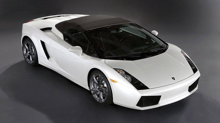 Lamborghini Gallardo, white cars, car, vehicle, Super Car , Lamborghini, HD wallpaper