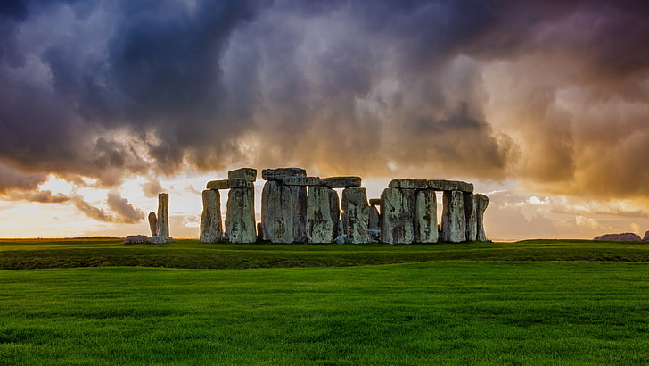 Stonehenge Sturm, HD-Hintergrundbild