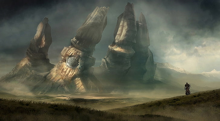Spielanwendung digitale Tapete, Fantasy-Kunst, Ruine, Lords of the Fallen, HD-Hintergrundbild