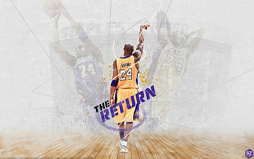 Basket, Los Angeles Lakers, Kobe Bryant, Sfondo HD HD wallpaper