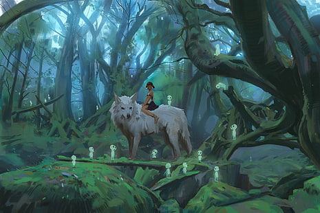 فيلم الأميرة مونونوكي، خلفية HD HD wallpaper