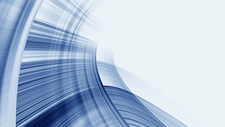 blaue und weiße Tapete, Weiß, Abstraktion, Blau, Tapete, HD-Hintergrundbild