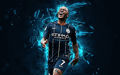 Soccer, Raheem Sterling, FC Manchester City, HD-Hintergrundbild HD wallpaper