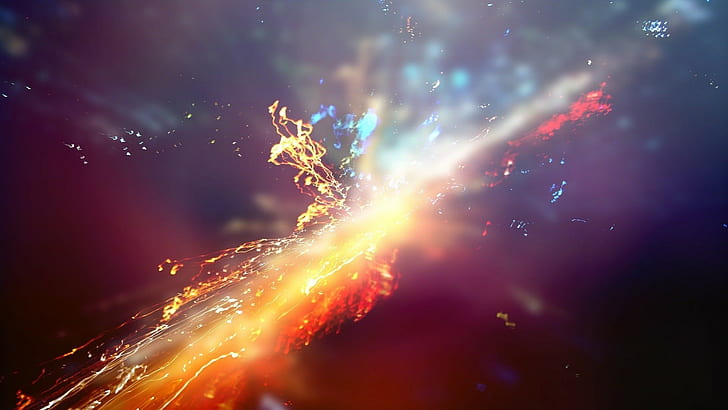Explosion, Colorful, Background, Bright, HD wallpaper