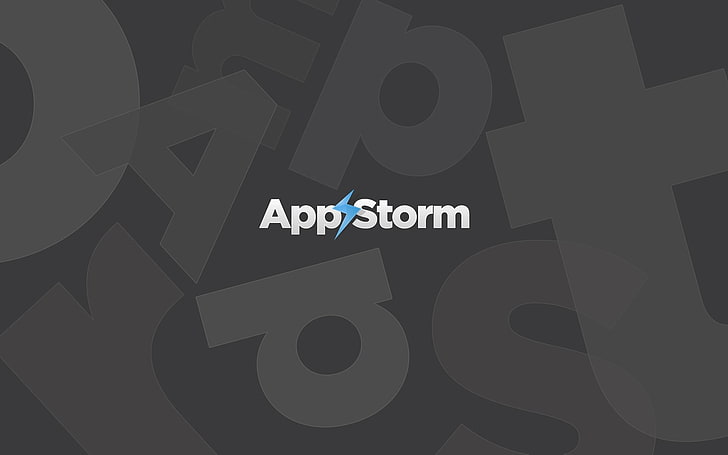 App storm, Apple, Mac, Red, Letter, Sign, HD wallpaper