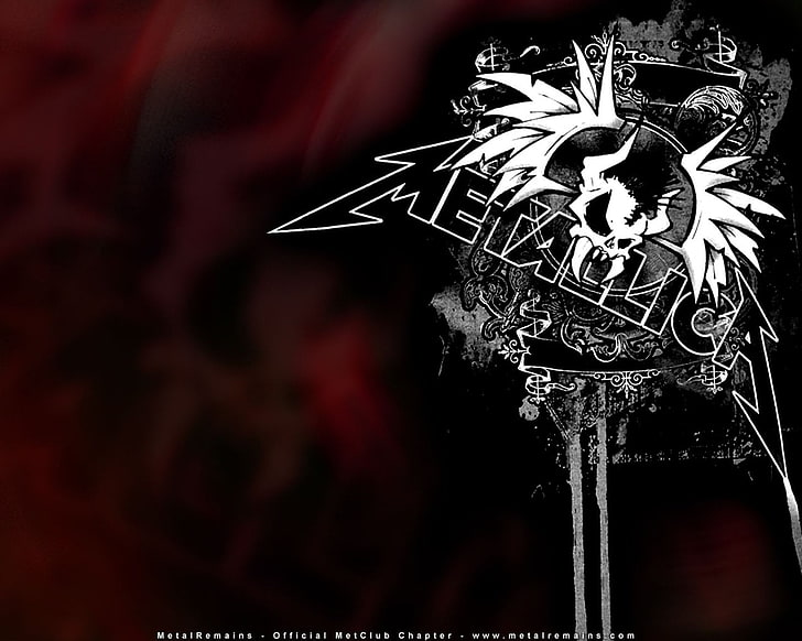 Metalica-logotyp, Band (musik), Metallica, HD tapet