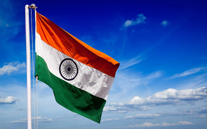 Drapeaux, drapeau de l'Inde, drapeau, Fond d'écran HD
