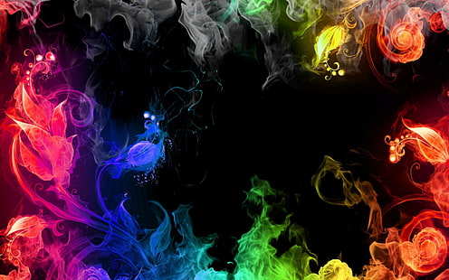 smoke pretty picture background, HD wallpaper HD wallpaper