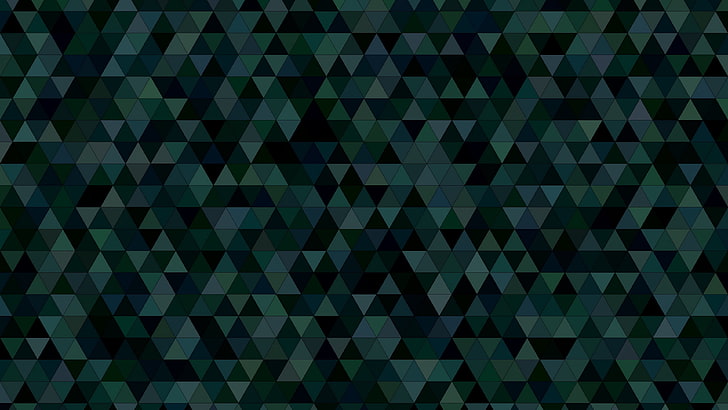 green, pattern, texture, geometric, geometry, design, triangle, HD wallpaper