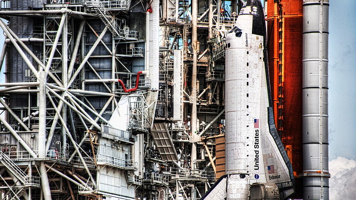 Космический челнок США, ракета, космический корабль, Индевор, космический челнок, космический челнок Индевор, транспортное средство, HD обои