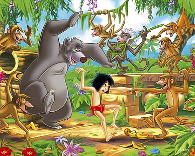книга джунглей, HD обои HD wallpaper