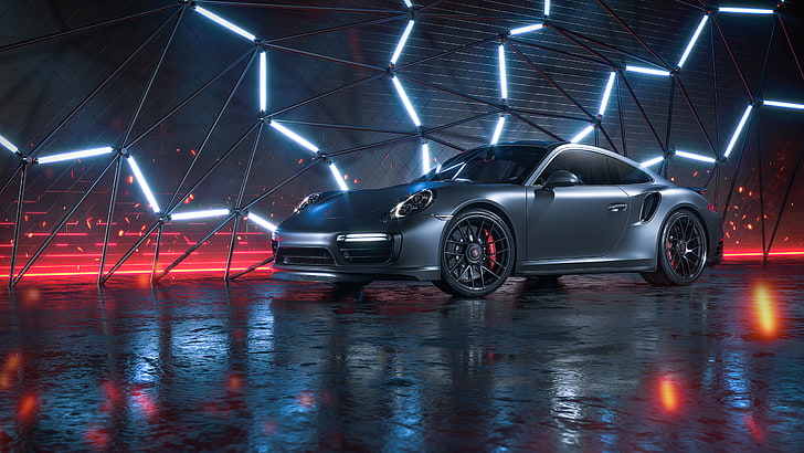 Porsche 911, Porsche, CGI, coches, HD, Comportamiento, Fondo de pantalla HD