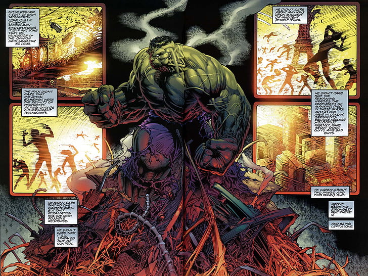 Hulk The Hulk Marvel HD, incredible hulk comic book, cartoon/comic, the, marvel, hulk, HD wallpaper