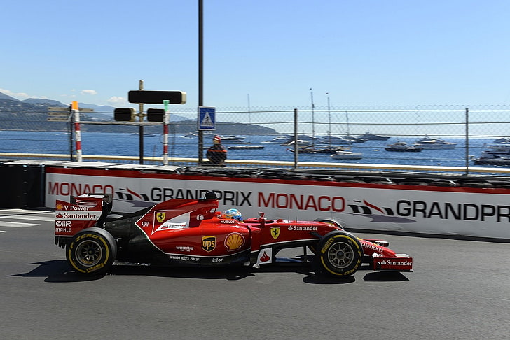 2014, Alonso, F14-T, Ferrari, Formula One, Voitures de course, Raikkonen, Scuderia, Fond d'écran HD