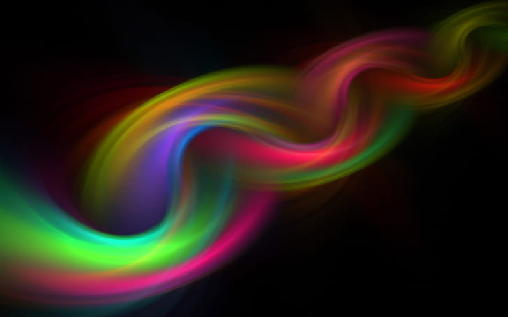 chain of rainbow colors. jpg Chain colors rainbowcolors twisty HD, abstract, colors, chain, rainbowcolors, twisty, HD wallpaper