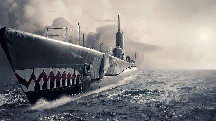 boat, military, navy, ship, submarine, HD wallpaper