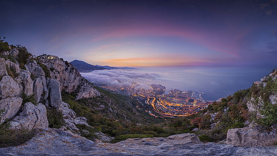 sunrise, Summer, Monaco, 4k pics, ultra hd, HD wallpaper HD wallpaper