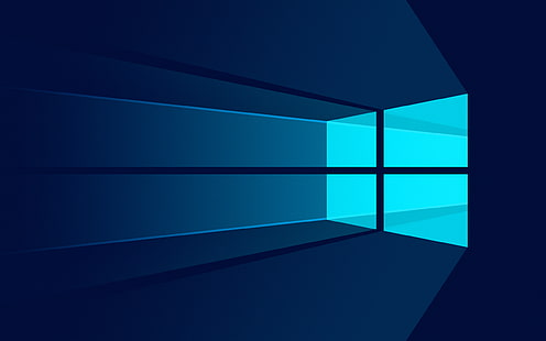 Windows logosu dijital duvar kağıdı, Microsoft, Windows 10, HD masaüstü duvar kağıdı HD wallpaper