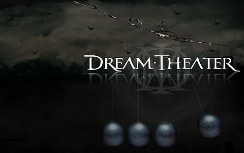Dream Theater text overlay, Band (Music), Dream Theater, HD tapet HD wallpaper
