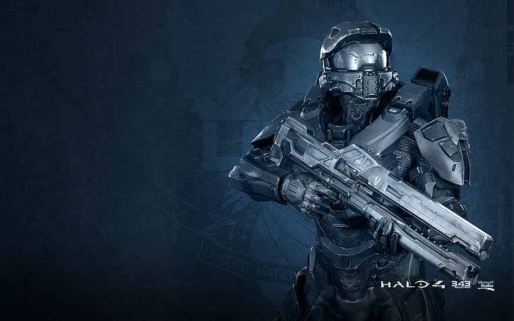 Halo game poster, Halo, Halo 4, Master Chief, video games, HD wallpaper