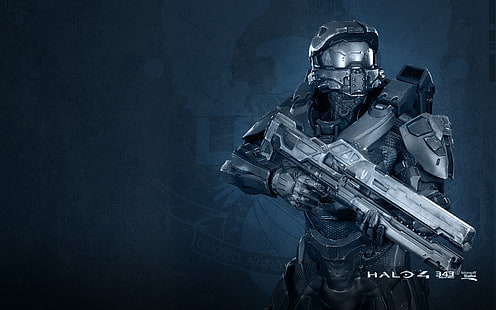 Halo game poster, Halo, Halo 4, Master Chief, video games, HD wallpaper HD wallpaper