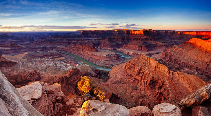 brown rock formations, Utah, USA, canyonlands national park, HD wallpaper