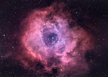 Sci Fi, Nebula, Cosmos, Rosette nebula, Space, Stars, HD wallpaper HD wallpaper