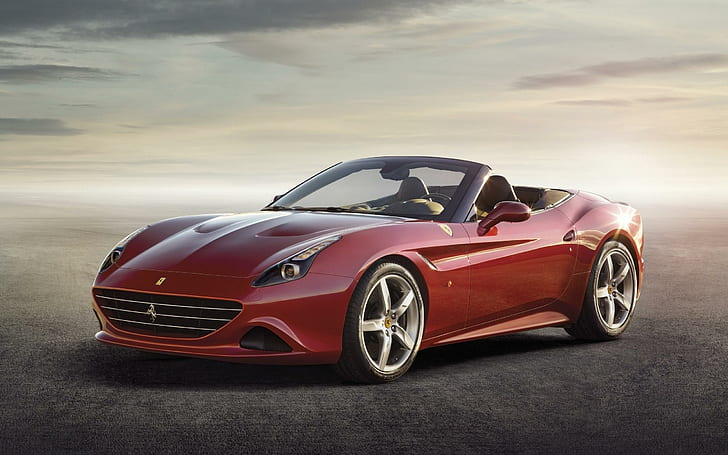 2014 Ferrari California T, red porsche convertible coupe, ferrari, california, 2014, cars, HD wallpaper