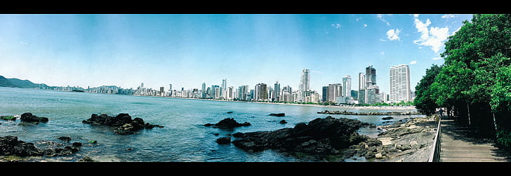 Pazifik, Wasser, Gebäude, HD-Hintergrundbild