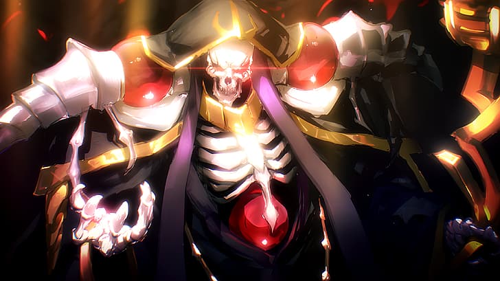 Overlord (anime), Overlord, Ainz Ooal Gown, HD wallpaper