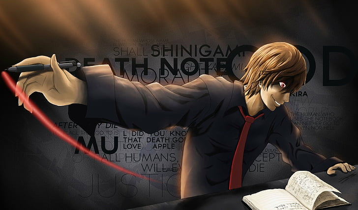 Anime, Death Note, Yagami Claro, HD papel de parede