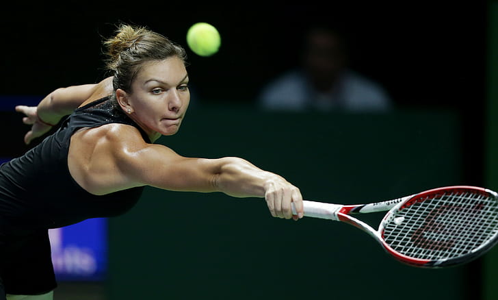 Simona Halep, Tennis, Schläger, HD-Hintergrundbild