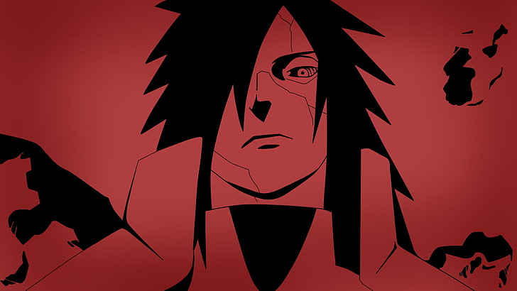 Ilustración de Madara, Naruto Shippuuden, Uchiha Madara, Rinnegan, Fondo de pantalla HD