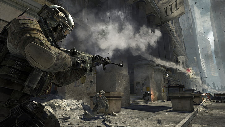 shooter, zombie, WaW, Call of Duty, iOS, soldier, CoD, review, World at War, screenshot, gameplay, HD wallpaper