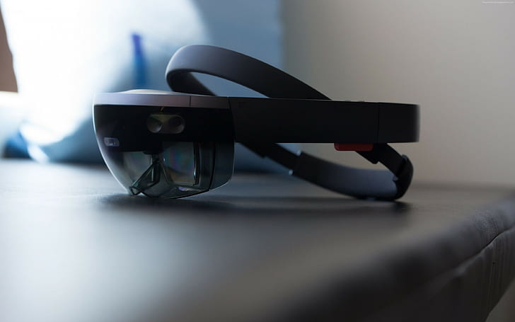 ARKANSAS.auriculares, realidad virtual, Microsoft HoloLens, Windows 10, Fondo de pantalla HD