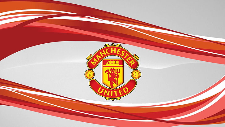 Red Devils Manchester United HD skrivbordsunderlägg .., Manchester United-logotyp, HD tapet