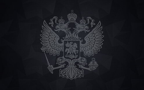النسر ، شعار النبالة ، روسيا، خلفية HD HD wallpaper