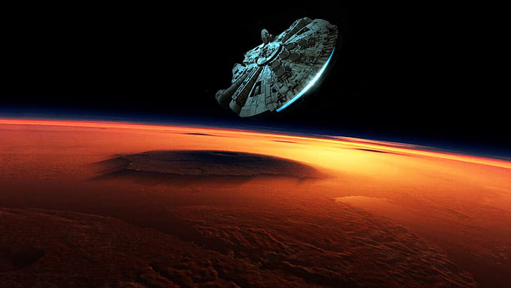Star Wars, Star Wars Episode VII: The Force Awakens, Millennium Falcon, HD wallpaper