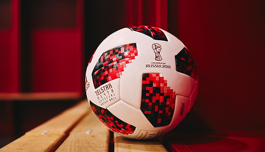 white and red Telstra soccer ball, The ball, Sport, Football, Russia, Adidas, 2018, World Cup, FIFA, The world Cup, World Cup 2018, Adidas Telstar 18, Telstar 18, Adidas Telstar, Telstar, Russia 2018, FIFA World Cup 2018, The world Cup in Russia, The official soccer ball of world Cup 2018, The world Cup in 2018, Mechta, Adidas Telstar 18 'Mechta' 2018 World Cup, Telstar 18 'Mechta', The ball of the playoffs of the world Cup, HD wallpaper HD wallpaper